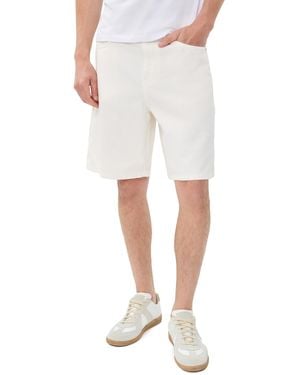 Les Deux Carpenter Denim Shorts - White