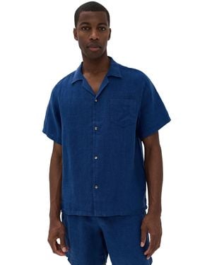 Bather Linen Shirt - Blue