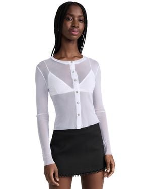 Only Hearts Tulle Cardigan - White