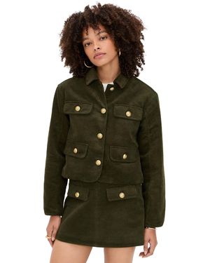 Blank NYC Inside Scoop Corduroy Jacket - Green