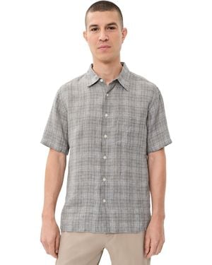 Theory Irving Short Sleeve Shirt - Gray