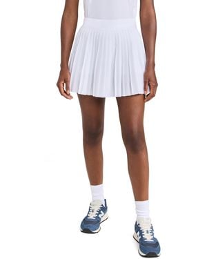 Beyond Yoga If You Pleats Mini Skirt - White