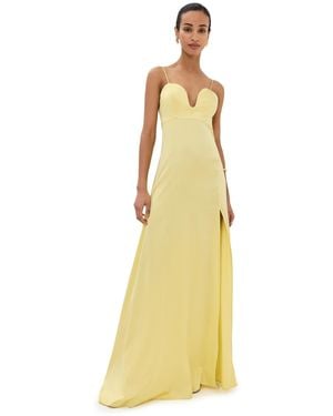 Azeeza Elara Gown - Yellow