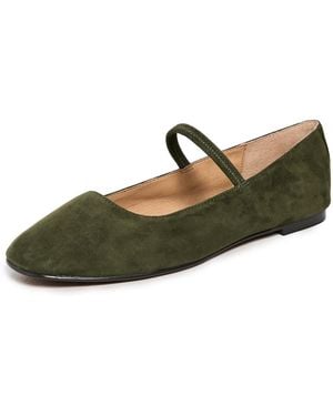 Madewell Greta Mary Janes - Green