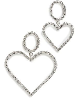 Isabel Marant Asymmetric Earrings - White