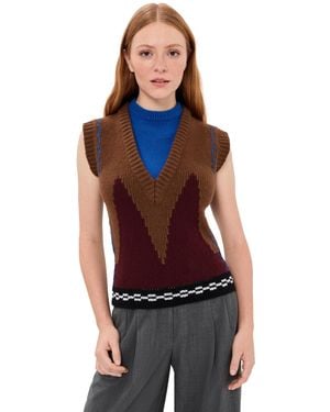Marni Roundneck Sweater Vest - Black