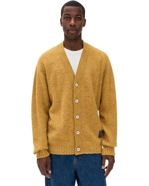 Howlin' Shaggy Bear Cardigan - Metallic