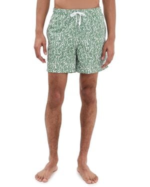 Bather Thyme Tropic Camo Swim Trunks 5.5 - Green