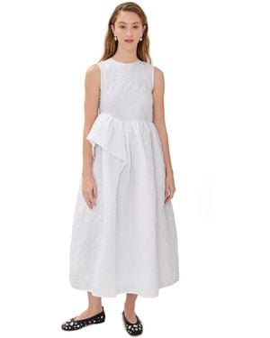 Cecilie Bahnsen Borage Cloqué Ditte Dress - White