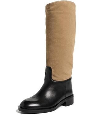 Black Suede Studio Pace Boots - Black