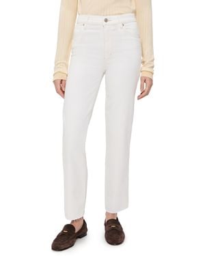 FRAME Le Sleek Straight Jeans - White