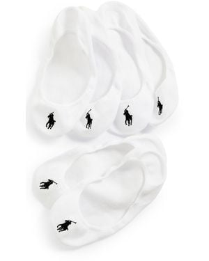 Polo Ralph Lauren Ultra Low Liner Socks 3 Pack - White