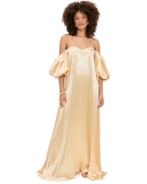 Caroline Constas Palmer Gown - Natural