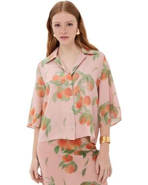 BERNADETTE Silk Petit Beurre Shirt - Multicolor