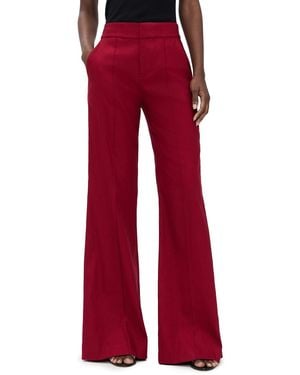 Alice + Olivia Dylan Wide Leg Pants - Red
