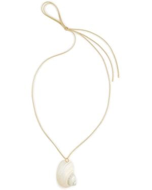 Anni Lu Shell On A String Necklace - White