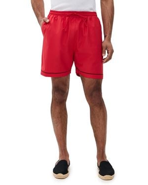 FANM MON Salim Drawstring Shorts - Red