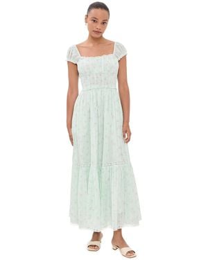 LoveShackFancy Lyssara Dress - White