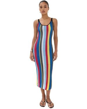 STAUD Jessica Dress - Blue