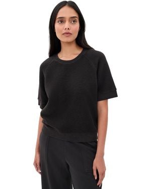 PERFECTWHITETEE Kennedy Core Fleece Short Sleeve Tee - Black