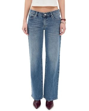 A.Brand 99 Wide Kim Jeans - Blue