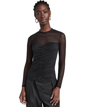 Generation Love Amelia Mesh Combo Top - Black