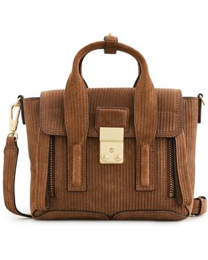 3.1 Phillip Lim Embossed Suede Pashli Mini Crossbody Bag - Multicolor