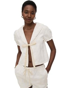 Bailey Rose Eyelet Top - Black