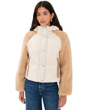 UGG Mykah Braid Puffer Jacket - Blue