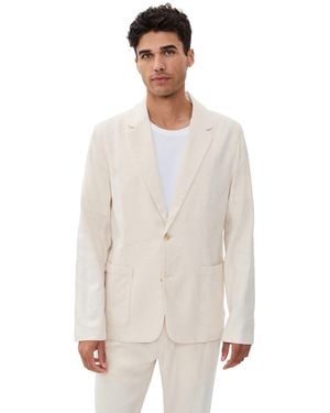 Marine Layer Hemp Blazer - Natural