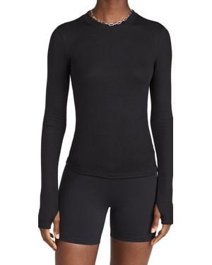 Splits59 Louise Rib Long Sleeve - Black