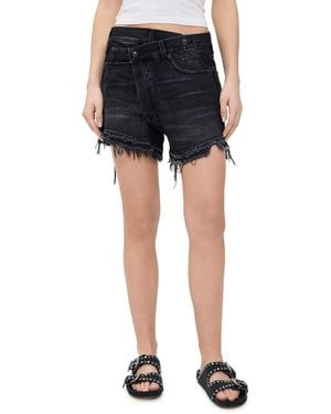 R13 Cross Over Shorts - Black