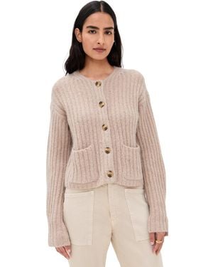 By Malene Birger Cierrou Rib Cardigan - Natural