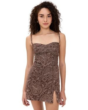 Amanda Uprichard Taylor Skort Romper - Black