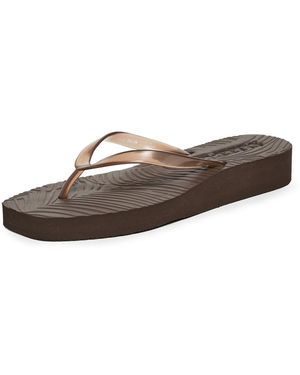 Sleeper Platform Jelly Flip Flops - Black