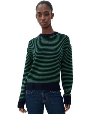 Pistola Aura Relaxed Crew Neck Sweater - Green