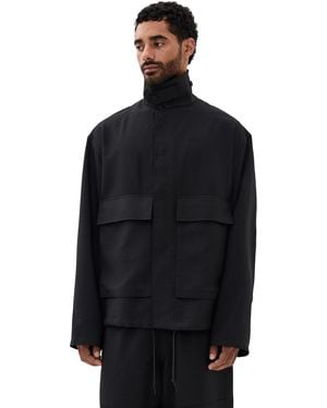 Y-3 Uniform Coach Jacket - Black