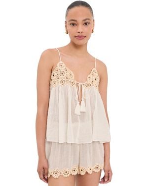 Ulla Johnson Alessia Coverup Top - Natural