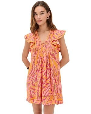 Poupette Camelia Mini Dress - Orange