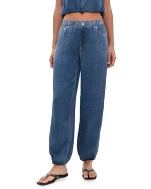 Rag & Bone Rb Miramar Satin Bubble Pants - Blue