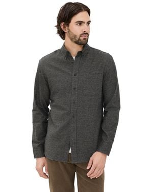Taylor Stitch Jack Houndstooth Shirt - Black