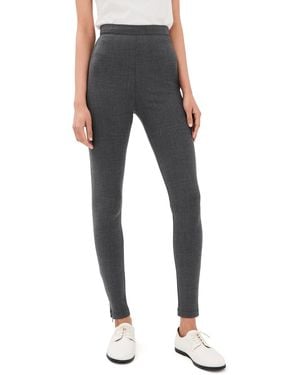 Jil Sander Stretch Wool Tailored Leggings - Black