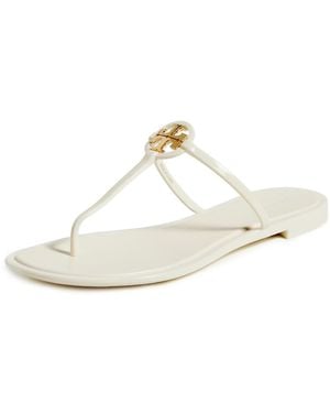 Tory Burch Mini Miller Jelly Sandals - White
