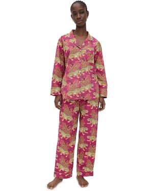 Printfresh Long Pyjama Set - Red