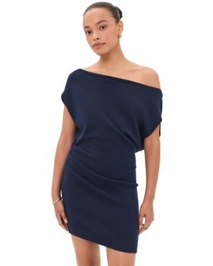 Ramy Brook Chet Sweater Mini Dress - Blue