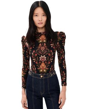 FARM Rio Thong Bodysuit - Black