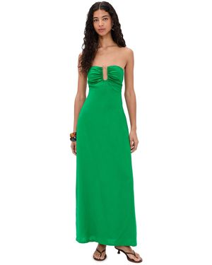 Seven Wonders Martha Strapless Maxi Dress - Green