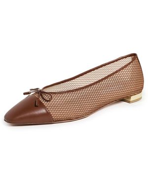 Aquazzura Gioia Mesh Flats - Multicolour
