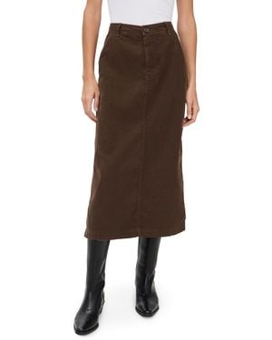 Velvet Fia Corduroy Skirt - Brown