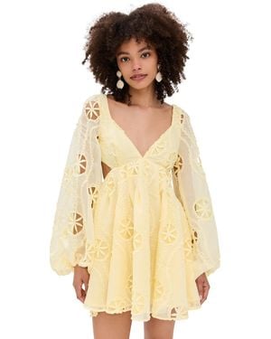 Bardot Jovie Babydoll Mini Dress - Natural
